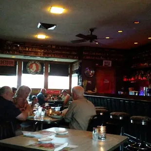 Bar, nice bottle collection