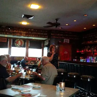 Rachel checking taps