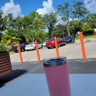 Outdoor seating, peaceful!