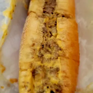 CLASSIC cheesesteak wit onion wit wiz. Absolutely Delicious!!!  The best cheessteak south of Philly.