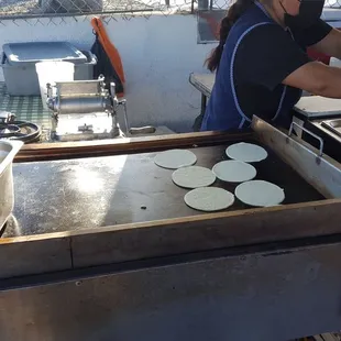 Fresh tortillas