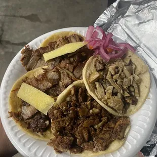 Tripas, Buche &amp; Pastor Tacos