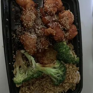 Sesame chicken....