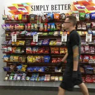 You can buy snacks in the waiting room!