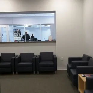 The staff is right outside the window so you can watch!