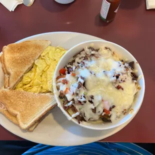 Bacon breakfast bowl