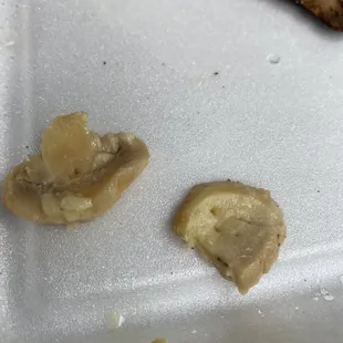 Canned nasty wet mushrooms
