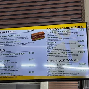 menu, pizza