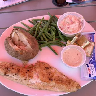 Walleye dinner