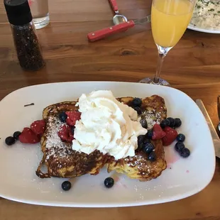 Berry Cinnamon Roll French Toast