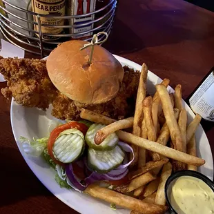 Fish Sandwich &amp; Fries