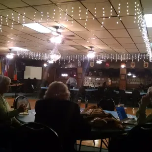 Dance floor and stage