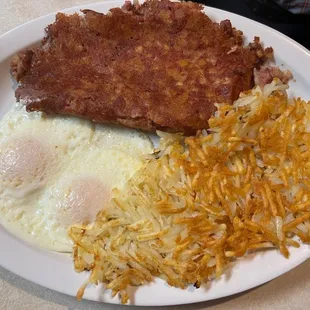 12/1/22 Corn beef hash &amp; browns eggs