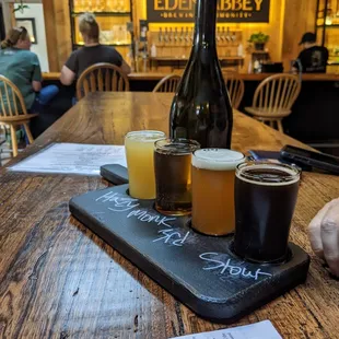 They serve flights! 4 x 4 oz pours