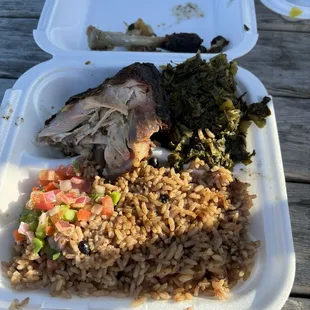 1/2 Jerk Chicken With Two Sides