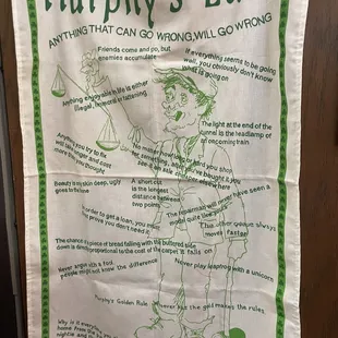 Murphy's law banner