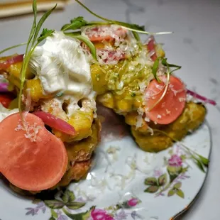 Chilaquiles fried cauliflower