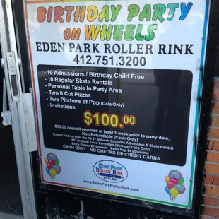 You can book a kids' party here, too.