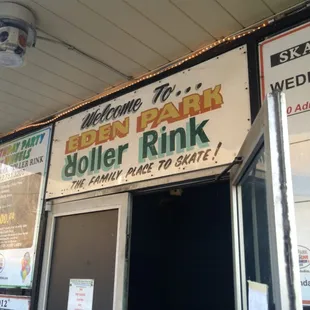 Main Entrance--the roller rink is, oddly enough, on the 2nd floor.
