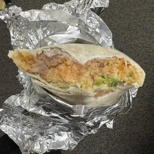 Veggie burrito