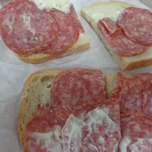 Like last year, I received a good amount of salami.