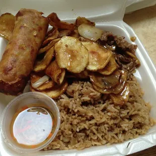 The greasy beef and potatoes of your dreams.