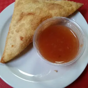 Cheese wonton