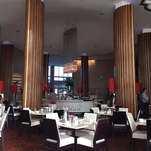 the interior of a restaurant