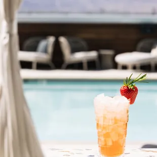 Poolside cocktail