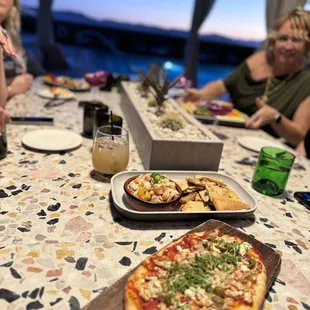 Chicken Merguez Flatbread