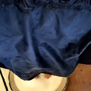 Foot soak while waiting for my hair to process.