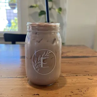 Iced chaga cocoa