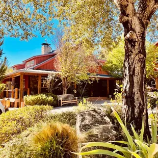 Driving into the property