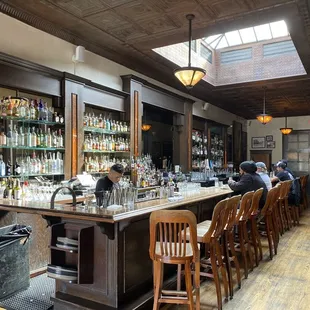 You could spend some time at this old fashioned bar.