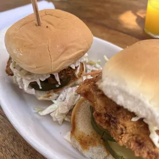 Fried Chicken Sliders