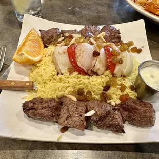 Lamb shish kabob
