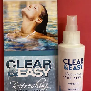 clear and easy refreshing acne spray