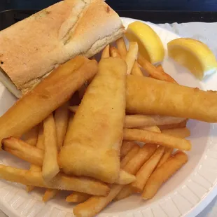 Fish and chips.