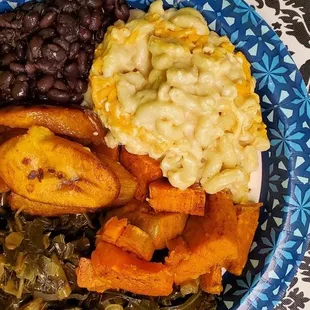 Sunday buffet plate of food