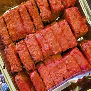 Vegan meatloaf on the Sunday buffet(this was my favorite thing with the potato gravy on it)