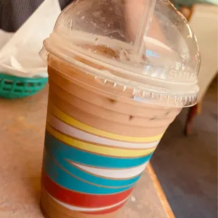 Salted Caramel Mocha Iced Coffee