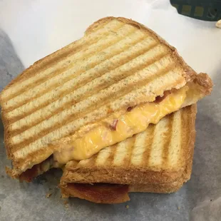 Deep South Panini: Housemade Pimento Cheese &amp; Bacon. Simple and downright delicious!
