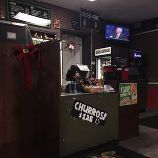 a view of the counter