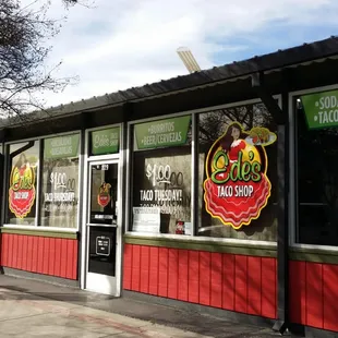 the outside of the building