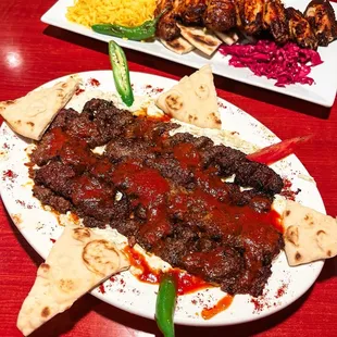 Alinazik and Grilled Chicken Wings