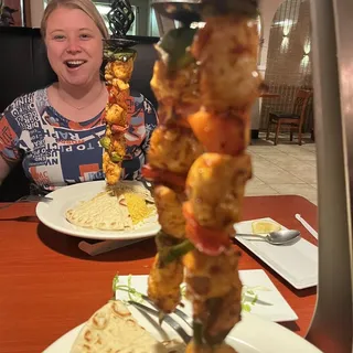 Chicken Kabob Plate