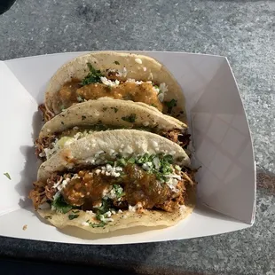 Chicken and chorizo tacos