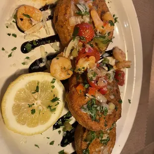 Fried green tomatoes