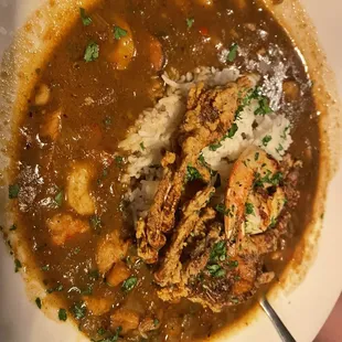 Seafood Gumbo Dinner