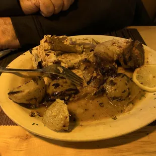 Smoked Chicken &amp; Grilled Potatoes